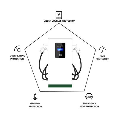ODM CCS Outdoor Evse EV Fast Charger 60kw 120kw Carica continua